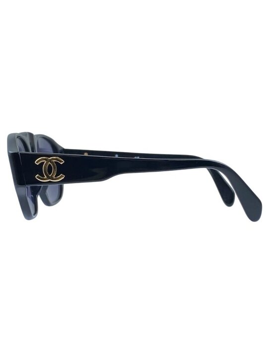 Chanel CC Logo Sunglasses Eyewear Acetate Black Feminine Mode main image 8